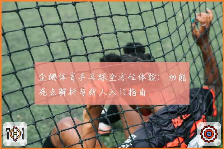 企鹅体育乒乓球全方位体验：功能亮点解析与新人入门指南